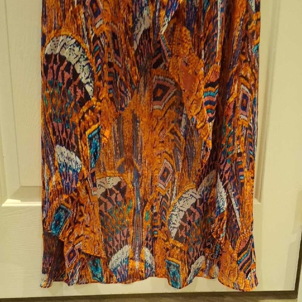 Bebe Multicolor Patterned Maxi Dress - image 4